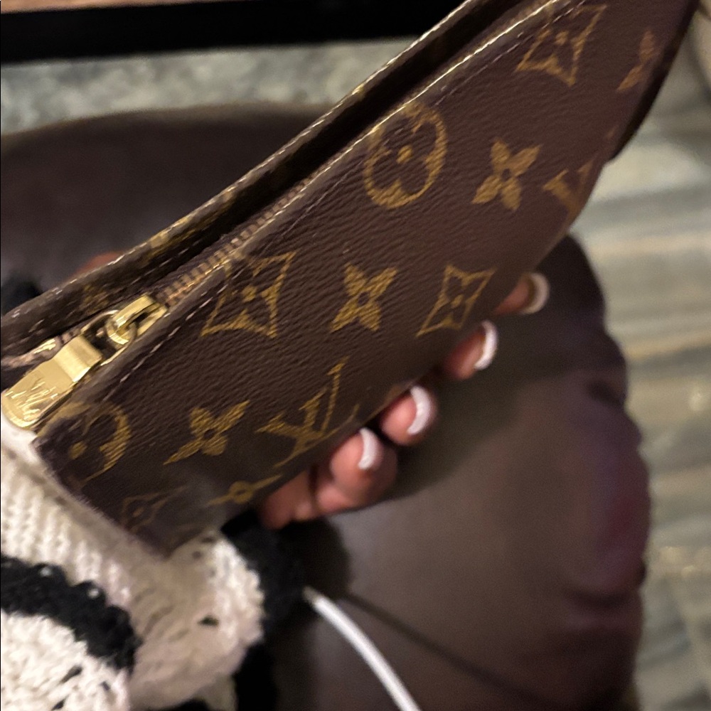 Louis Vuitton Brown Monogram Pouch - Picture 6 of 12